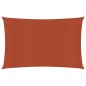 vidaXL Toldo de vela HDPE terracota 160 g/m² 2x4,5 m vidaXL Toldo de vela HDPE terracota 160 g/m² 2x4,5 m