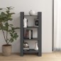 vidaXL Estantería/divisor de espacios madera maciza gris 60x35x125 cm vidaXL Estantería/divisor de espacios madera maciza gris 60x35x125 cm