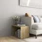 vidaXL Mesa auxiliar de madera contrachapada roble Sonoma 59x36x38 cm vidaXL Mesa auxiliar de madera contrachapada roble Sonoma 59x36x38 cm