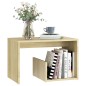 vidaXL Mesa auxiliar de madera contrachapada roble Sonoma 59x36x38 cm vidaXL Mesa auxiliar de madera contrachapada roble Sonoma 59x36x38 cm
