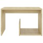vidaXL Mesa auxiliar de madera contrachapada roble Sonoma 59x36x38 cm vidaXL Mesa auxiliar de madera contrachapada roble Sonoma 59x36x38 cm