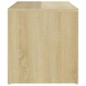 vidaXL Mesa auxiliar de madera contrachapada roble Sonoma 59x36x38 cm vidaXL Mesa auxiliar de madera contrachapada roble Sonoma 59x36x38 cm
