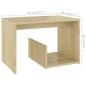 vidaXL Mesa auxiliar de madera contrachapada roble Sonoma 59x36x38 cm vidaXL Mesa auxiliar de madera contrachapada roble Sonoma 59x36x38 cm