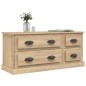 vidaXL Mueble para TV madera contrachapada roble Sonoma 100x35,5x45 cm vidaXL Mueble para TV madera contrachapada roble Sonoma 100x35,5x45 cm