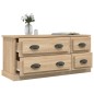 vidaXL Mueble para TV madera contrachapada roble Sonoma 100x35,5x45 cm vidaXL Mueble para TV madera contrachapada roble Sonoma 100x35,5x45 cm