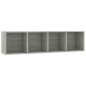 vidaXL Estantería/mueble para TV gris hormigón 143x30x36 cm vidaXL Estantería/mueble para TV gris hormigón 143x30x36 cm