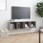 vidaXL Estantería/mueble para TV gris hormigón 143x30x36 cm vidaXL Estantería/mueble para TV gris hormigón 143x30x36 cm