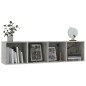 vidaXL Estantería/mueble para TV gris hormigón 143x30x36 cm vidaXL Estantería/mueble para TV gris hormigón 143x30x36 cm