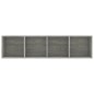 vidaXL Estantería/mueble para TV gris hormigón 143x30x36 cm vidaXL Estantería/mueble para TV gris hormigón 143x30x36 cm