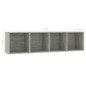 vidaXL Estantería/mueble para TV gris hormigón 143x30x36 cm vidaXL Estantería/mueble para TV gris hormigón 143x30x36 cm