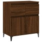 vidaXL Aparador madera contrachapada marrón roble 60x35x70 cm vidaXL Aparador madera contrachapada marrón roble 60x35x70 cm