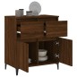 vidaXL Aparador madera contrachapada marrón roble 60x35x70 cm vidaXL Aparador madera contrachapada marrón roble 60x35x70 cm