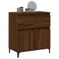 vidaXL Aparador madera contrachapada marrón roble 60x35x70 cm vidaXL Aparador madera contrachapada marrón roble 60x35x70 cm
