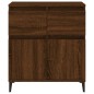 vidaXL Aparador madera contrachapada marrón roble 60x35x70 cm vidaXL Aparador madera contrachapada marrón roble 60x35x70 cm