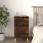 vidaXL Mesita de noche color roble ahumado 40x35x70 cm vidaXL Mesita de noche color roble ahumado 40x35x70 cm
