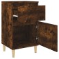 vidaXL Mesita de noche color roble ahumado 40x35x70 cm vidaXL Mesita de noche color roble ahumado 40x35x70 cm