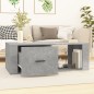 vidaXL Mesa de centro madera contrachapada gris hormigón 100x50,5x35cm vidaXL Mesa de centro madera contrachapada gris hormigón 100x50,5x35cm