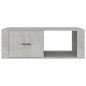 vidaXL Mesa de centro madera contrachapada gris hormigón 100x50,5x35cm vidaXL Mesa de centro madera contrachapada gris hormigón 100x50,5x35cm