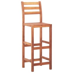 vidaXL Sillas de cocina 2 unidades madera maciza de acacia