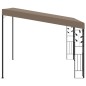 vidaXL Cenador con montaje en la pared gris taupe 3x3x2,5 m vidaXL Cenador con montaje en la pared gris taupe 3x3x2,5 m