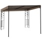 vidaXL Cenador con montaje en la pared gris taupe 3x3x2,5 m vidaXL Cenador con montaje en la pared gris taupe 3x3x2,5 m