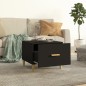 vidaXL Mesa de centro madera contrachapada negro 50x50x40 cm vidaXL Mesa de centro madera contrachapada negro 50x50x40 cm
