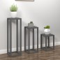 vidaXL Set de bar 3 piezas madera maciza de pino gris vidaXL Set de bar 3 piezas madera maciza de pino gris