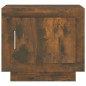 vidaXL Mesa de centro madera contrachapada roble ahumado 51x50x45 cm vidaXL Mesa de centro madera contrachapada roble ahumado 51x50x45 cm