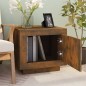 vidaXL Mesa de centro madera contrachapada roble ahumado 51x50x45 cm vidaXL Mesa de centro madera contrachapada roble ahumado 51x50x45 cm