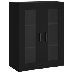 vidaXL Armario de pared negro 69,5x34x90 cm