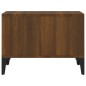 vidaXL Mesa de centro madera contrachapada marrón roble 60x50x36,5 cm