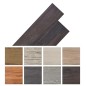 vidaXL Lamas de suelo autoadhesivas de PVC marrón oscuro 2,51 m² 2 mm vidaXL Lamas de suelo autoadhesivas de PVC marrón oscuro 2,51 m² 2 mm