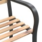 vidaXL Banco doble de jardín 238 cm madera de abeto chino vidaXL Banco doble de jardín 238 cm madera de abeto chino