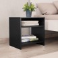 vidaXL Mesita de noche madera contrachapada negro 40x30x40 cm vidaXL Mesita de noche madera contrachapada negro 40x30x40 cm