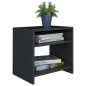 vidaXL Mesita de noche madera contrachapada negro 40x30x40 cm vidaXL Mesita de noche madera contrachapada negro 40x30x40 cm