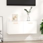 vidaXL Armario de pared madera contrachapada blanco 80x35x36,5 cm vidaXL Armario de pared madera contrachapada blanco 80x35x36,5 cm