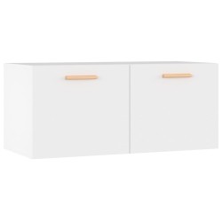 vidaXL Armario de pared madera contrachapada blanco 80x35x36,5 cm