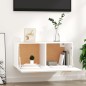 vidaXL Armario de pared madera contrachapada blanco 80x35x36,5 cm vidaXL Armario de pared madera contrachapada blanco 80x35x36,5 cm