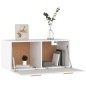vidaXL Armario de pared madera contrachapada blanco 80x35x36,5 cm vidaXL Armario de pared madera contrachapada blanco 80x35x36,5 cm