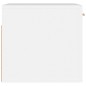 vidaXL Armario de pared madera contrachapada blanco 80x35x36,5 cm vidaXL Armario de pared madera contrachapada blanco 80x35x36,5 cm