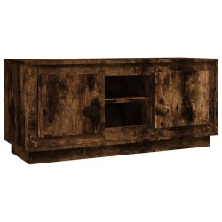 vidaXL Mueble para TV madera contrachapada roble ahumado 102x35x45 cm