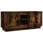 vidaXL Mueble para TV madera contrachapada roble ahumado 102x35x45 cm