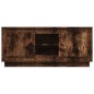 vidaXL Mueble para TV madera contrachapada roble ahumado 102x35x45 cm