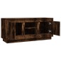 vidaXL Mueble para TV madera contrachapada roble ahumado 102x35x45 cm