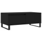 vidaXL Mesa de centro madera contrachapada negro 90x50x36,5 cm vidaXL Mesa de centro madera contrachapada negro 90x50x36,5 cm