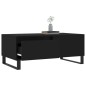 vidaXL Mesa de centro madera contrachapada negro 90x50x36,5 cm vidaXL Mesa de centro madera contrachapada negro 90x50x36,5 cm