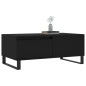 vidaXL Mesa de centro madera contrachapada negro 90x50x36,5 cm vidaXL Mesa de centro madera contrachapada negro 90x50x36,5 cm