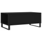 vidaXL Mesa de centro madera contrachapada negro 90x50x36,5 cm vidaXL Mesa de centro madera contrachapada negro 90x50x36,5 cm