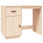 vidaXL Escritorio de madera maciza de pino 95x50x75 cm vidaXL Escritorio de madera maciza de pino 95x50x75 cm