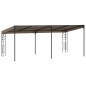 vidaXL Cenador con montaje en la pared gris taupe 6x3x2,5 m vidaXL Cenador con montaje en la pared gris taupe 6x3x2,5 m